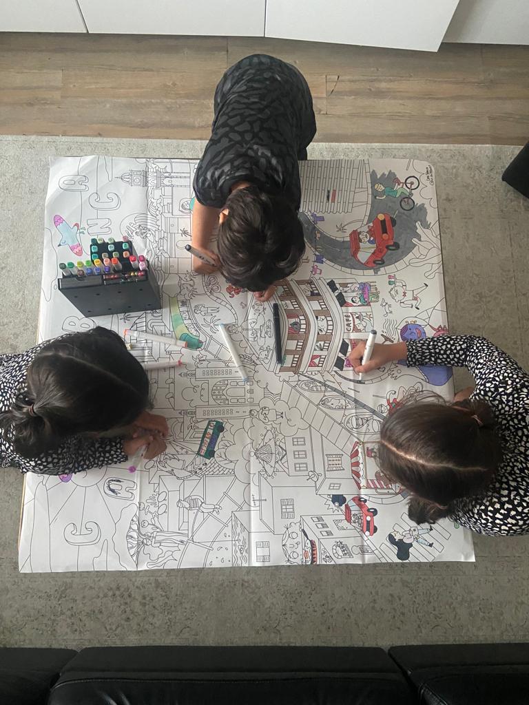 Coloriage géant de Casablanca